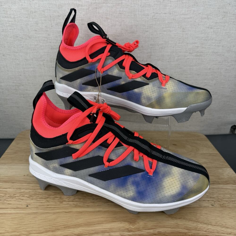 Adidas Daniel Patrick Adizero Afterburner Baseball Cleats Tie-Dye H03813 Sz 10.5 - Picture 2 of 10
